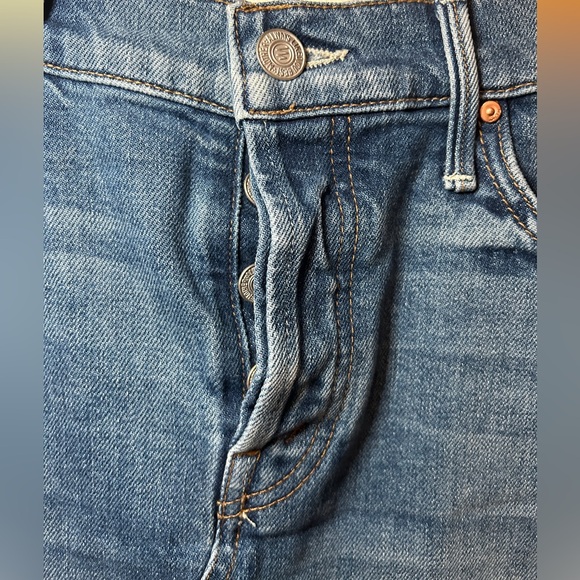 MOTHER Denim The Tomcat Mini Skirt Fray - Picture 7 of 16